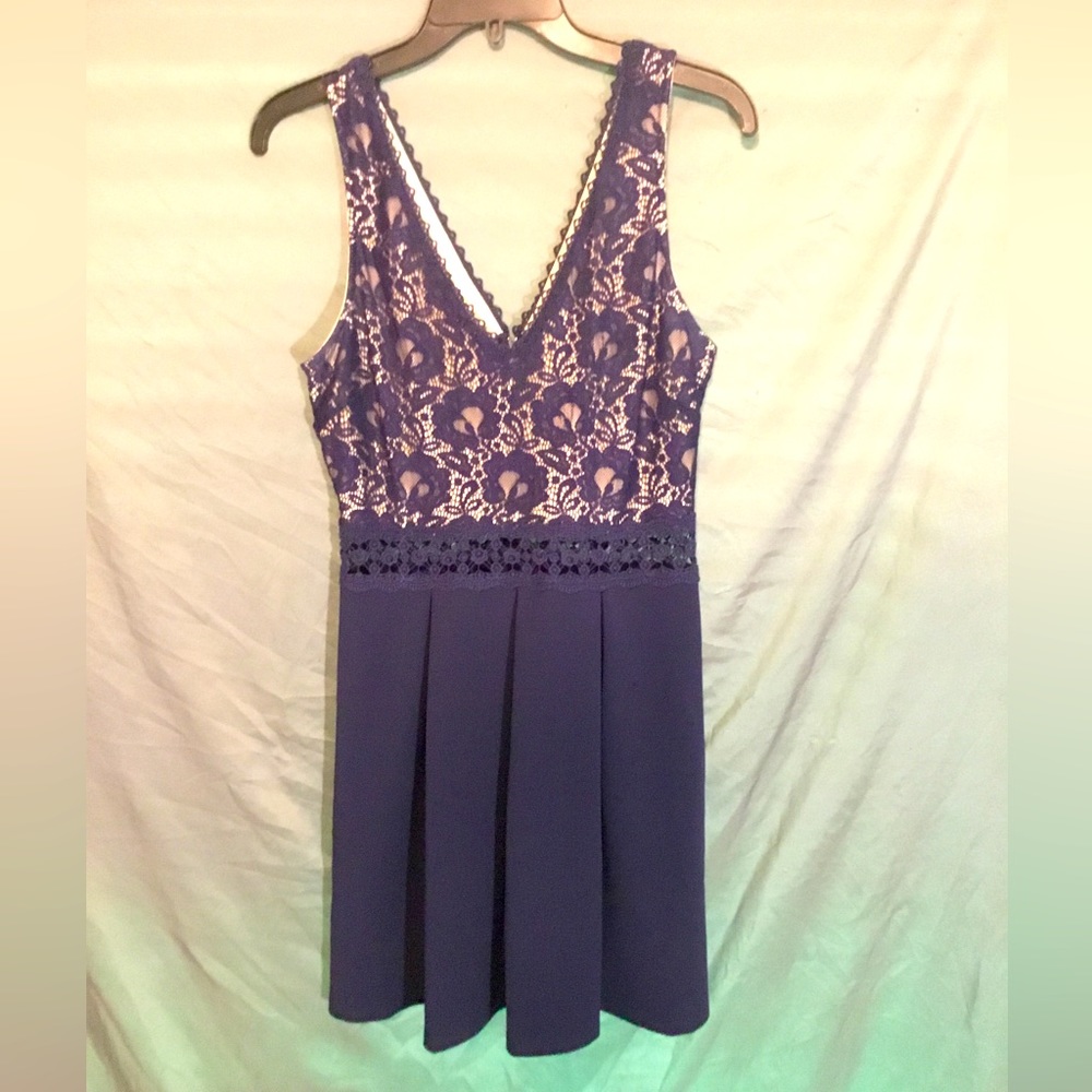 Navy blue dress
